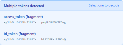 Multiple tokens detected from a callback URL